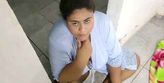 I Caught My Hot, Chubby Stepmother Masturbating and Ended up Fucking Her Big Pussy
