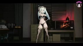 Very Hot Teen In Sexy Lingerie Dancing (3D HENTAI)