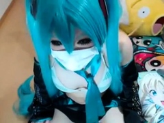 Miku Hatsune a chating and playing 130625