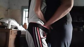 Abandoned house lesbian hotties masturbate together and cum