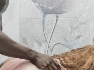 Met a ebony chap on the street and gave him cum in my throat