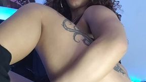 Jerking my cock and cum