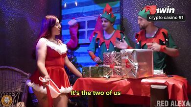 On CHRISTMAS she visits the workshop of the ELVES and makes her first TRIO. PELCONBARBA Ft. RED ALEXA