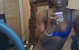 Webcam ebony sexy tranny