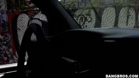 BANGBROS - Bespectacled Beauty Charlie Stevens Fucked By Bruno Dickemz On The Bang Bus