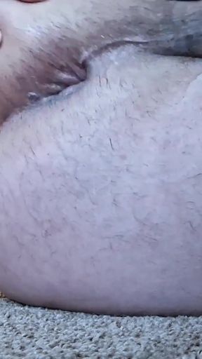 Showing off my little cock big balls and hairy ass   Clip 1