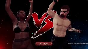 Sarah VS Lord Jerle (Naked Fighter 3D)