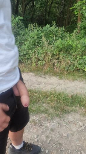 Hungarian guy peeing in a deserted area. Ep3