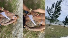 loira casada paulista dando pro amante carioca na praia ( completo )