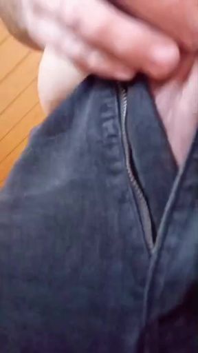 My Tiny Little Hairy Sissy Cock in Jeans