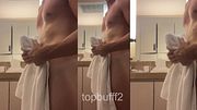 Bi Muscle Daddy Changes in Front of Everyone — No Shame, No Towel