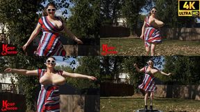 Slow Motion In The Back Yard 4K