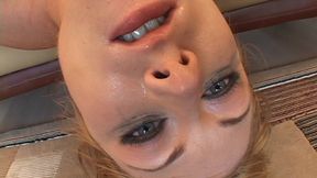 Blonde Nympho in Fishnets Gets Pussy Pounded Hard - Deep Thrust Creampie