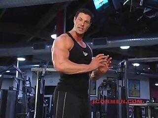 Christian Boeving Doing Cable Curls