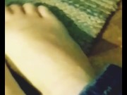 Boot removal smells  so sexy!