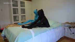 ZENTAI FEMDOM HOGTIE ONSCREEN BONDAGE