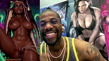 Tight Bald Ebony Pussy Ass Marina Pissing All Over The Place, AI Generated