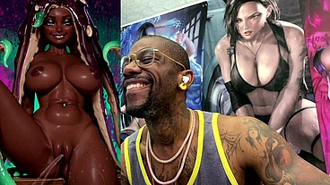 Tight Bald Ebony Pussy Ass Marina Pissing All Over The Place, AI Generated