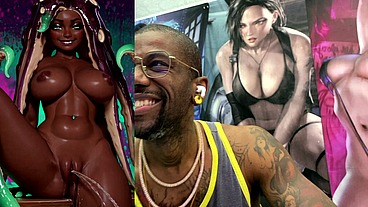 Tight Bald Ebony Pussy Ass Marina Pissing All Over The Place, AI Generated