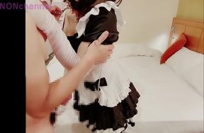 Crossdresser Nonchan Choked Gagging Cock Slave Deepthroat Ruined Cum Flood