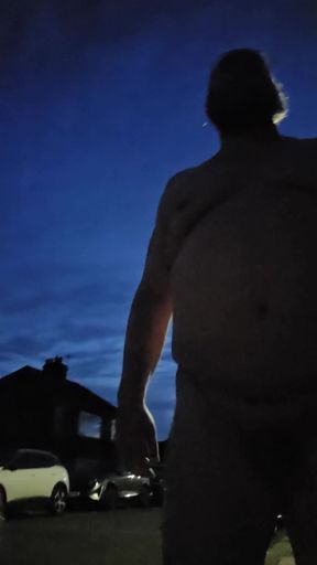 Nude Walk Around the Neighborhood