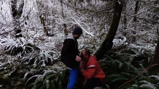 Snow day! We love outdoor sex! Check us out on OnlyFans