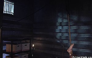 Cop fucks tied big tits psychologist