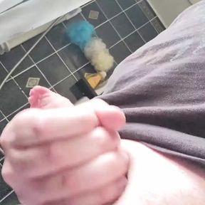 Masturbating in my bathroom while guests are in the house