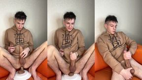 young guy s thick rope cum spray