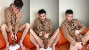 young guy s thick rope cum spray