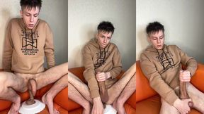 young guy s thick rope cum spray