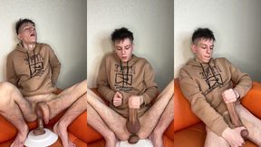 young guy s thick rope cum spray