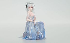[mmd] Weak Sound - Flower Shade Transparent and Erotic Ancient Style Hanfu Particle Special Effects Flowing Water
