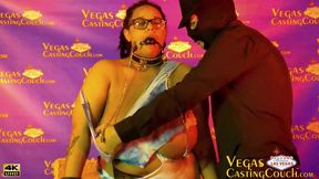 HUGE Natural Boobs Ebony - Ass Fucked Doggy POV - First BDSM- Bondage- Interracial - Video