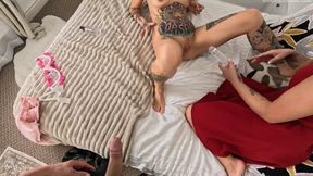 After Brunch Lesbian Cuck Fun with Rimming