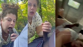luxuriousbbws - bbw fucking in old house and sucking bbc by the pond