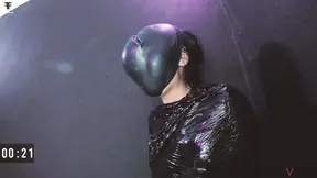 HD Moni Lee First Mummification Breath Play Bag Swimcap