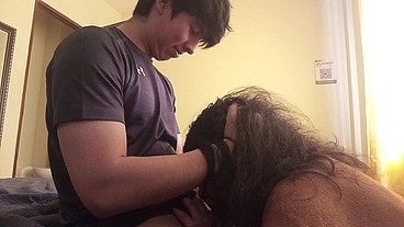 Con mi amiga del campo de 18 años, vino desde el campo para coger conmigo, se volvio adicta a mi, su novio esta cultivando papas