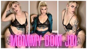 Encouraging step-Mommy Dom JOI and oiled mutual masturbation