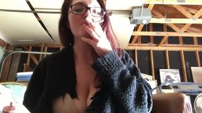 Bouncing Breasts and Smoking Pleasure