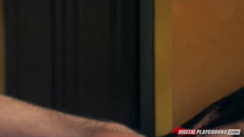 James Deen Fucks Petite Brunette Ann Marie Rios with Massive Cock