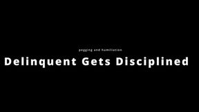 Delinquent Gets Disciplined