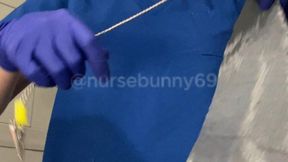 POV Dental Exam Blue Gloves and Scrubs 4K