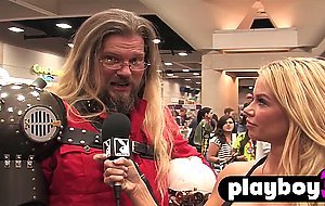 Stunning big boobs blonde MILF shows boobs after amazing posing action