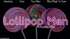 Lollipop Men - Audio File - The Goddess Clue, Cruel yet Playful Giantess, Erotic Vore, Tiny Men Made to Cum