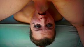 Rough Throatfuck with&#x6DEB;Slutty Stepsis