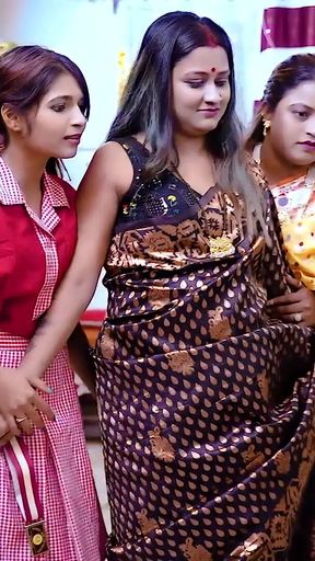 Jaw-dropping moment from &quot;Desi Horny Step Mom Teaches Her Step Daughter How to Fuck for Very 1st Time with Desi Style&quot;