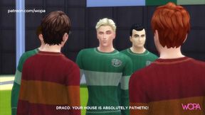 Ginny and Hermione gang up on Viktor Krum for cuck Ron's viewing pleasure