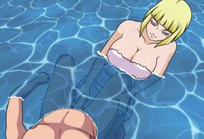 Naruto - Ninja Naruto Trainer - Part 47 - Samui Handjob in the Pool by Loveskysanx