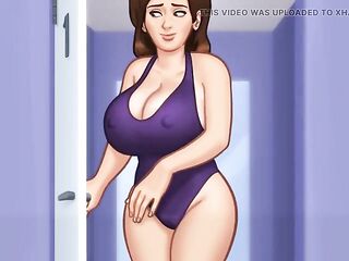 Summertime Saga - Gameplay - Roleplay - Debbie Wears Bikini